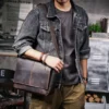 Kožená taška crossbody FROLO - Image 9